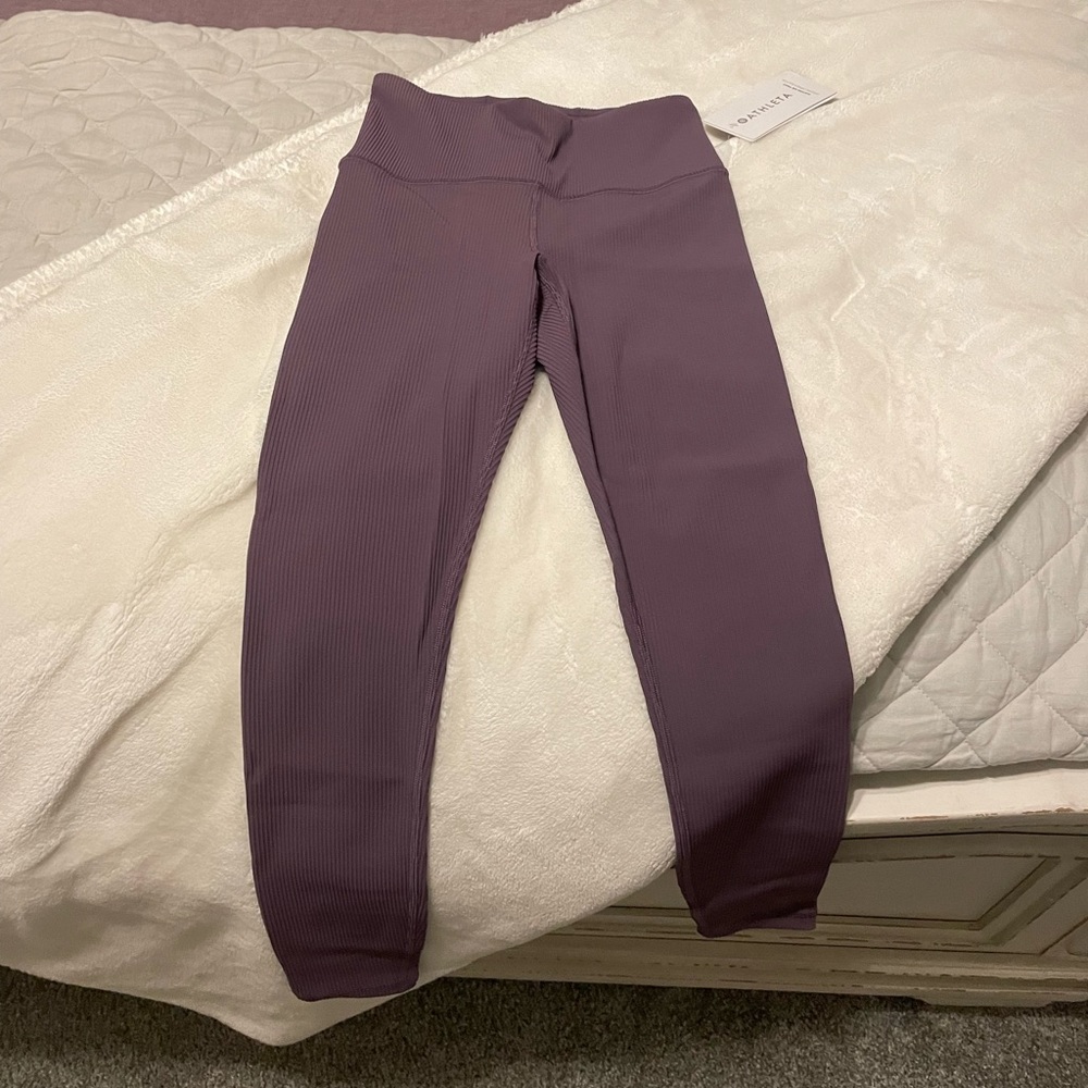 Elation Rib Tight- Dark Sky Violet